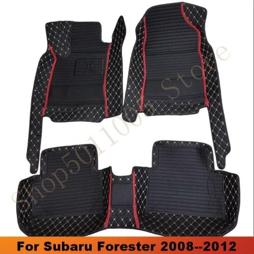 Car Floor Mats For Subaru Forester 2008 2009 2010 2011 2012 Automobiles Interior Carpets Styling Waterproof Protect Foot Pads