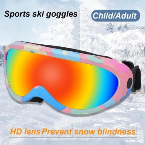 Ski Goggles Anti-sand Large Spherical Glasses Men And Women Models Adult Mountaineering Snow Goggles Outdoor Ski Equipment
