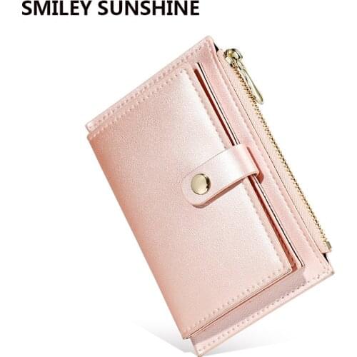 Fashion Holographic Women Coin Purses Slim Thin Wallets Pink Mini Money Bags Coin Card Holder Ladies Small Pouch Change Purse