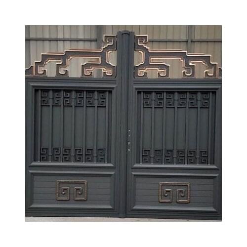 Fancy Automatic Opening Metal Sliding Gate Design for Garden Gate Compound Gate