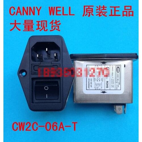 Original new 100% import three in the vicinity of the switch with an insurance power filter CW2C-6A/10A-T