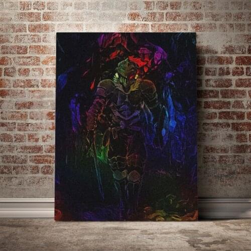 Anime Goblin Slayer Manga Poster Canvas Wall Art Decoration prints for living Kid Children room Home bedroom decor painting