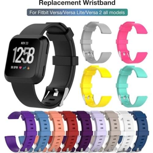 Silicone Strap For Fitbit Versa 2 Band Replacement Bracelet for Fitbit Versa Lite Sport Wristband for Fit bit Versa Watchband