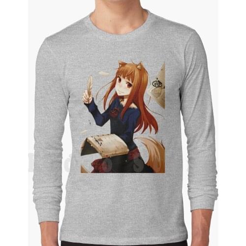 Horo Spice And Wolf hoodies long sleeve Spice And Wolf Ookami To Koushinryou Holo Horo Wisewolf Of Yoitsu Wheaten