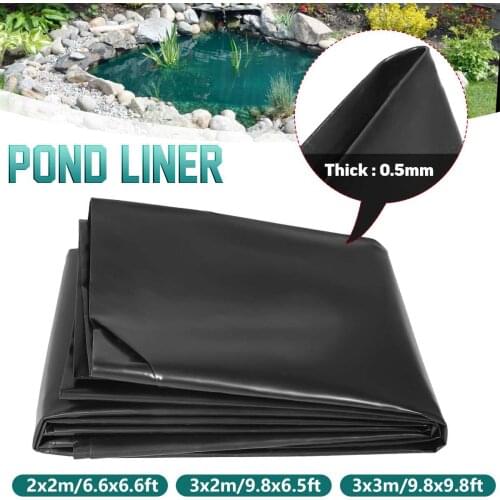 0.5mm Thicken Waterproof Liner Film Fish Pond Liner Garden Pool Reinforced HDPE Heavy Duty Guaranty Landscaping Pool Pond