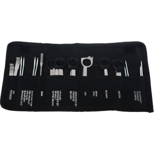 20pcs/set Professional Car Radio Removal Key Tool Kit Audio Tools Keys Stereo CD Repair Hand Tools Set Car Accessories New