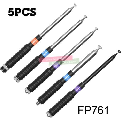 5PCS Two Way Radio Antenna 136-174Mhz VHF SMA/BNC/MOTO Stainless Steel Walkie Talkie High Gain Spring Antenna Accessories