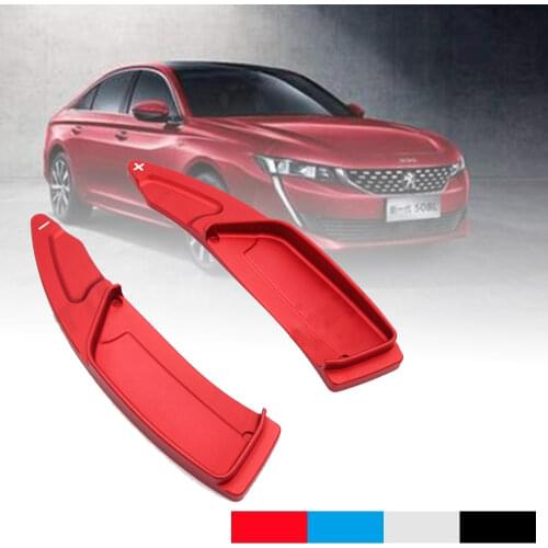 Aluminum Car Steering Wheel Shift Paddle Shifter Extension For Peugeot 208 308 508 2008 3008 4008 5008 Citroen C4 C5