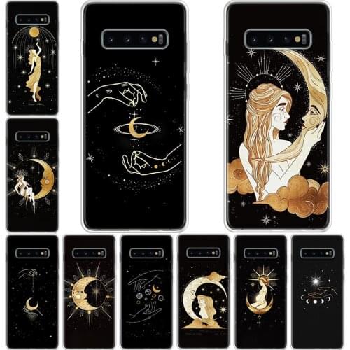 Witches Moon Tarot Mystery Totem Phone Case For Samsung Galaxy A71 A70 A51 A50 A41 A40 A30 A21 A10 A01 A90 A20S A20E A10S M31 A6