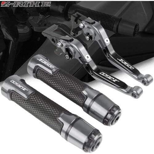 CNC Motorcycle Adjustable Folding Brake Clutch Levers Handlebar Hand Grips For YAMAHA XJ600 S DIVERSION 1993 1994 1995 1996-2003