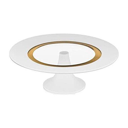 Decorium Vision White 33 cm with Pedestel Serving Plate