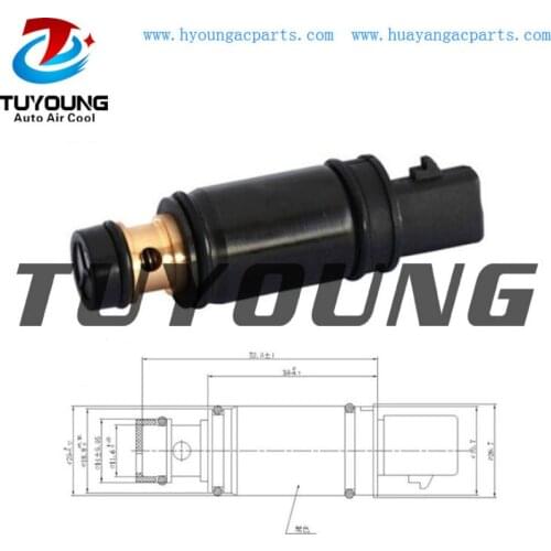 DENSO 5SL12C car air conditioner Compressor electronic control valve fit for-FIAT Auto a/c Kompressor