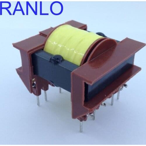 ETD34 6+7pin red bobbin horizontal SMPS high frequency transformer customized transfomer
