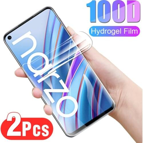 2pcs hydrogel soft film for realme narzo 30 screen protector for oppo realme narzo30 4g realmy RMX2156 protective film not glass