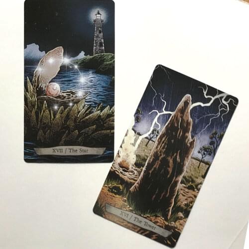 Hote Sale Family Party Friends Play Cart 78 New Animal Totem Tarot Cards Funny Board Game Tarot Deck Card Games