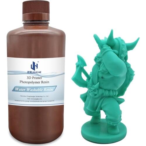 Jamghe Water Washable Diy Resin 3D Printer Blue For ANYCUBIC Photon Creality 3D Printer Resin Clear Filament Photopolymer Resin