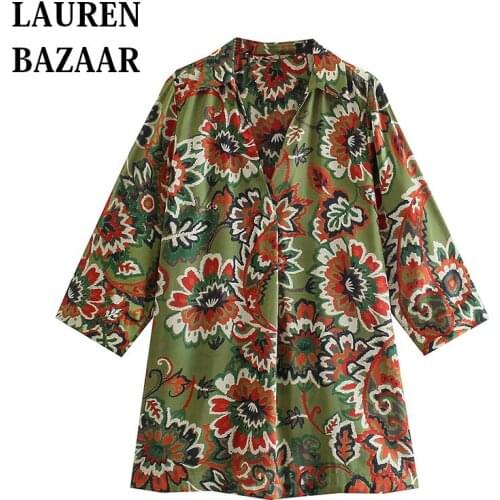 Свободные блузки LAUREN BAZAAR China At AliExpress