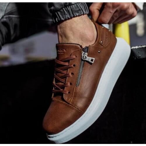 Knack Yüksek Taban Günlük Ayakkabı 555 Taba Tüm Kıyafetlere Uygun Olarak Tasarlandı Nefes Alabilir Hava Geçirgen Yeni Sezon