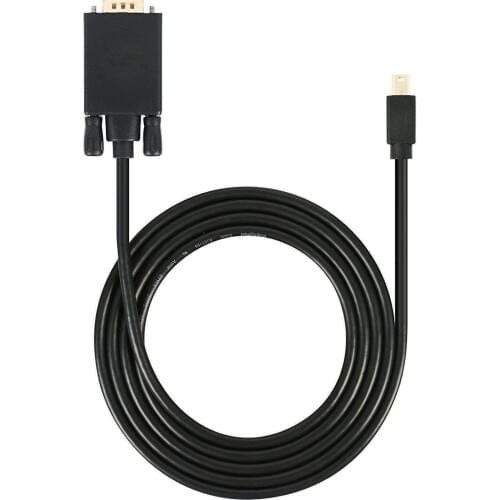 Double Yi 6FT 1.8m Mini Display Port DP Thunderbolt to VGA Cable Adapter For Macbook Air Pro Surface Pro Thinkpad