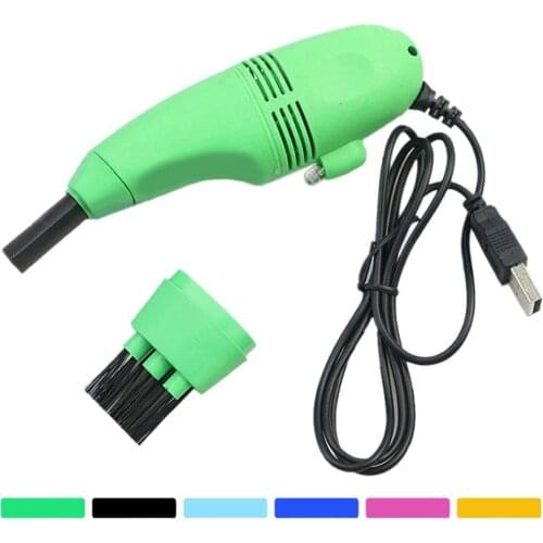 Mini USB Car Vacuum Cleaner Computer PC Laptop Brush Auto Interior Air Vent Gap Dust Dust Cleaning Kit Tools