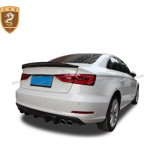 Newest Real Carbon Fiber carbon fiber car spoilers For audi a3