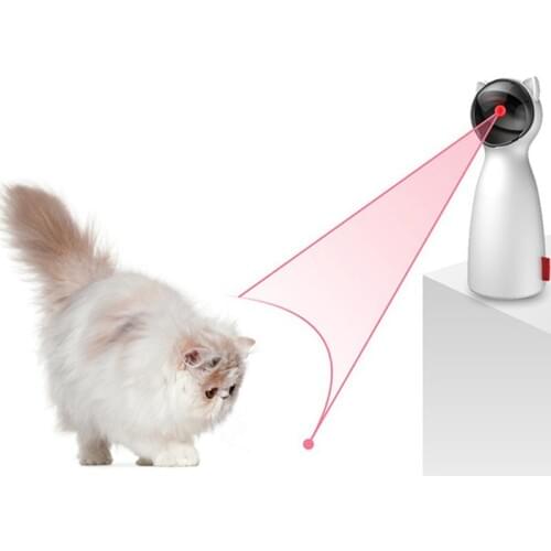 2019 New Adjustable 5 Models Pet LED Laser Funny Toy Smart Automatic Cat Exercise Training Entertaining Toy Jouet By USB Charge