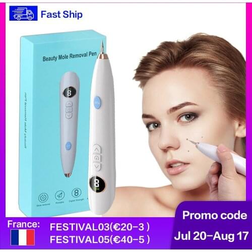 New Plasma Pen Freckle Remove Pen Wart Remover Skin Tag Removal Spot Cleaner Laser Tattoo Mole Removal Machine Beauty Skin Care