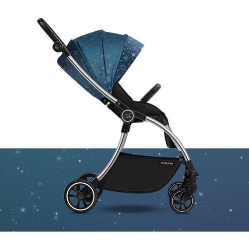 Adjustable Lightweight Luxury Baby Stroller 3 in 1 Portable High Landscape Reversible Stroller Hot Mom Pink Stroller Travel Pram