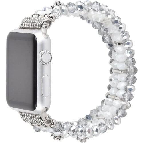 Watchband Crystal+Rhinestone Metal Buckle Belt Watch Strap for Apple Watch SE Series 6 5 4 3 Band 44mm 40mm 42mm 38mm Wristband