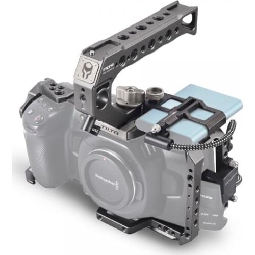 Gray) TILTA TA-T01-B-G BMPCC 4K Cage Blackmagic Pocket Cinema Camera 4K Rig