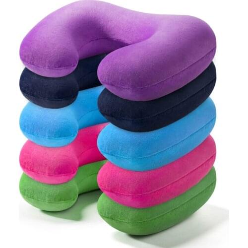 U shaped pillow travel pillow inflatable U shape travel pillow three sets
