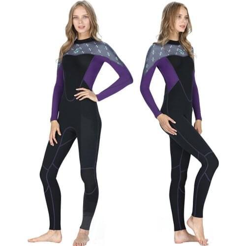 Women Full Body Scuba Dive Wet Suit 2mm Neoprene Wetsuits Winter Swim Surfing Snorkeling Spearfishing Water wetsuit for women