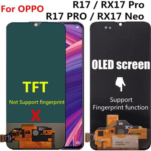 6.4" For OPPO RX17 Pro LCD R17 Pro /RX17 PRO LCD Display Touch Screen Digitizer Full Assembly For OPPO RX17 Neo CPH1893