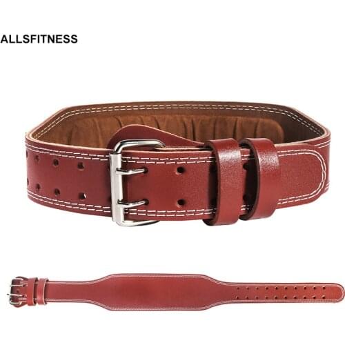 1 PCS Weightlifting Waist Support Leather Trainer Band Fitness Squat Trainning Belt Sport Dumbbell Protector Powerlifting Belt