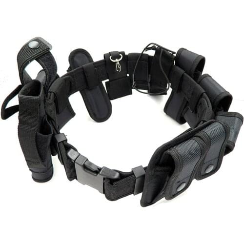 10pcs Multifunctional Security Belts Tactical Outdoor Hunting Utility Belt With Pouch Sets Utility Kit Belt