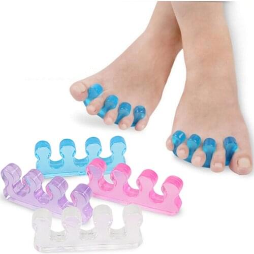 2pcs Toe Separators Finger Toe Straighteners Gel UV Tools Salon Polish Manicure Pedicure Nail Art Tools