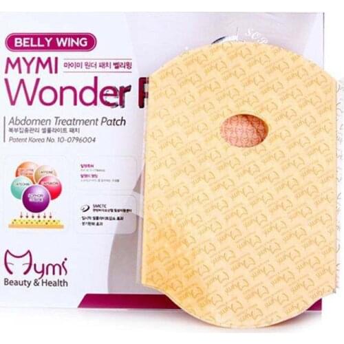 30 Pcs(2 box) Mymi Wonder Patch Quick Slimming Patch Belly Slim Patch Abdomen Slimming Fat Burning Navel Stick Weight Loss