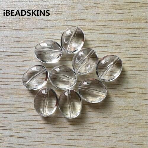24x20x11mm 145pcs/lot Acrylic clear oval shape beads (As shown) for jewelry necklace making #281