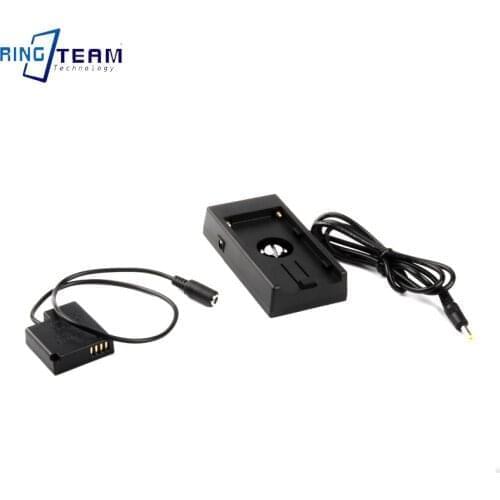 For Samsung NX300M NX1100 NX500 NX210 BP-1030 Dummy Battery +F970 Plate Gusset DC4017 External Power Base Adaptersuitable