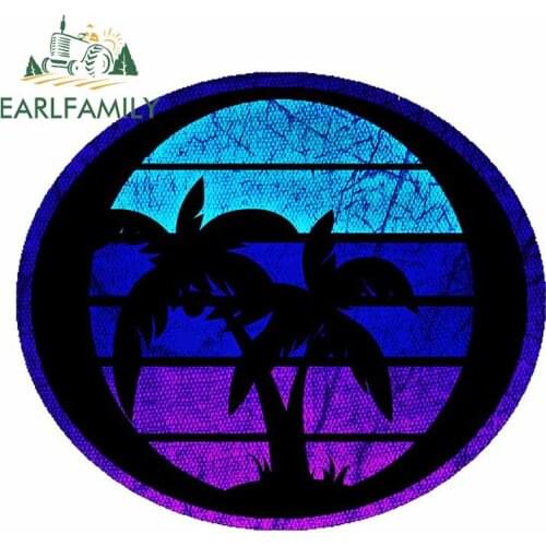 EARLFAMILY 13cm x 11.5cm for Midnight Sunset Car Stickers Laotop Car Styling Decal Creative Bumper Windshield Laptop Decoration