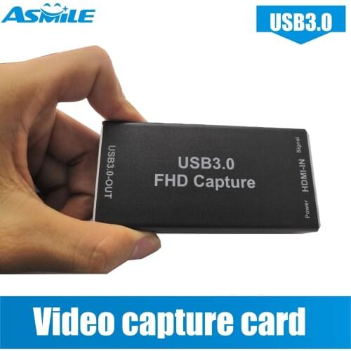 HDMI-USB3.0 Video capture card support 720P/1080/2K HDMI input,and transport is high speed USB3.0(compatible USB2.0)