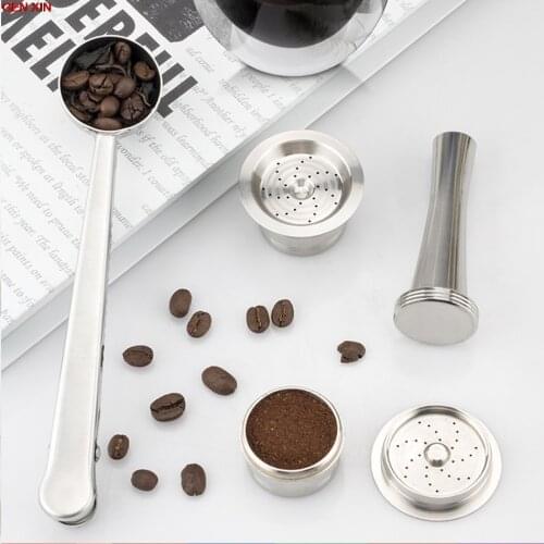 Coffee Capsule Stainless Steel Refillable Reusable Cafissimo Cafeteira Filter Suitable For Caffitaly And Tchibo Classic Machines