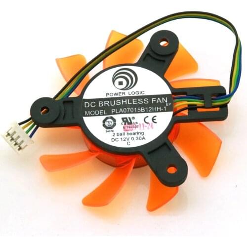 PLA07015B12HH-1 12V 0.30A 65mm 47*47*47mm 4Pin VGA Fan For ZOTAC 9800GT-1GD3 Graphics Card Fan
