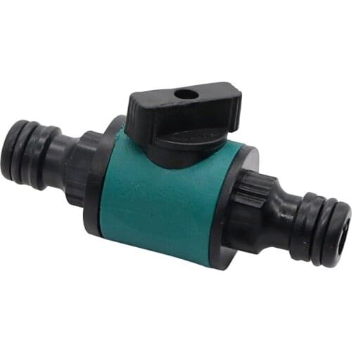 Plastic Valve with 16 mm Quick Connector Prolong Hose Length Pipe Fittings Agriculture Watering Garden Tube Valve 10 Pcs