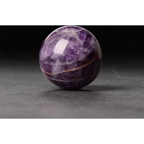 1pc Natural Dream Amethyst Ball 3-4cm Crystal Polished Globe Massaging Ball Reiki Healing Stone Home Decoration Exquisite Gifts