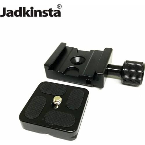 Tripod Monopod Quick Release Plate Clamp For DSLR Tripod Plate with Clever Leveling PU-40 Fast Assemble QR Holder Adapter