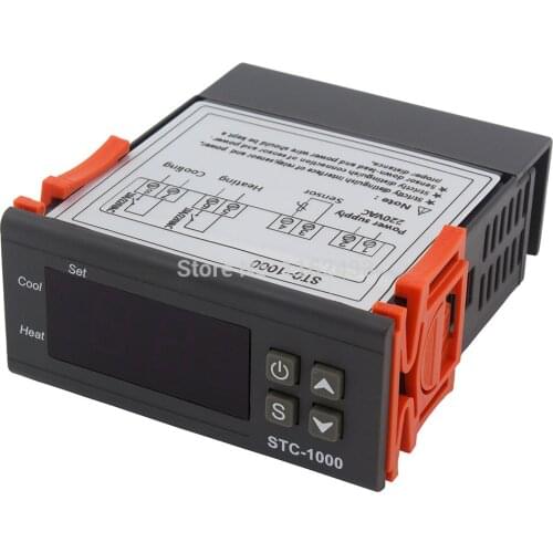 STC-1000 high quality temperature controller AC 220V 110V AC/DC 24V 12V