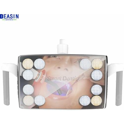 CX249-24 36W LED Shadowless dental lamp with 12 High Power LED Bulbs touch button and sensor dual control switch Adjustable 22MM