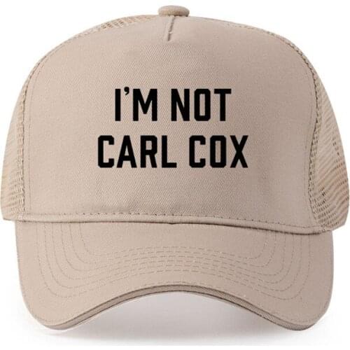 High quality pure cotton Men Carl Cox logo Printed Baseball cap Fashion Style cap women