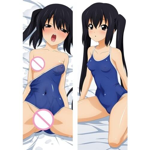 Japanese Anime K-ON! Nakano Azusa otaku Dakimakura throw pillow case cover hugging Body pillowcases dakimakura case